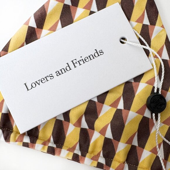 NWT LOVERS & FRIENDS HORIZON MULTI TRIGON BIKINI RESORT SURF SWIM BEACH GLAM SML - Picture 8 of 10